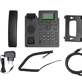 ФЛАТ-ПРО Flat-Phone C10G, IP-телефон (2 SIP-аккаунта, 2 порта 10/100/1000 BASE-T (RJ-45), ЖК-дисплей, PoE, РЕЕСТР)